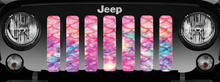 Mermaid Scales Peach Grille Insert