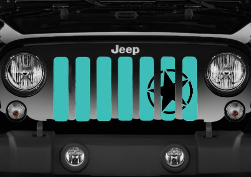 Oscar Mike Teal Grille Insert