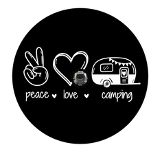 Peace Love Camping Spare Tire Cover