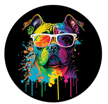 Pop Art English Bulldog Spare Tire Cover