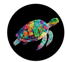 Pop Art Sea Turtle Spare Tire Cover