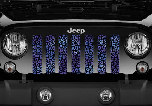 Purple Leopard Print Grille Insert