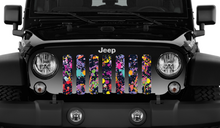 Rainbow Splatter Paint Grille Insert