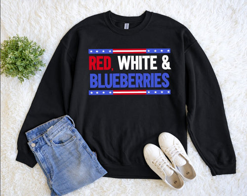 Red, White, & Blueberries Sweatshirt
