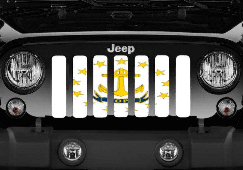 Rhode Island State Flag Grille Insert