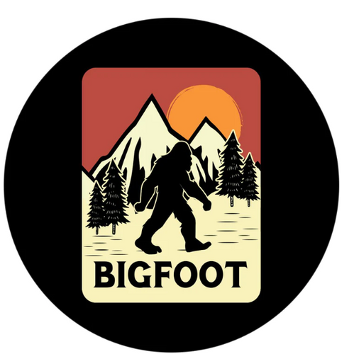 Sasquatch Vintage Spare Tire Cover