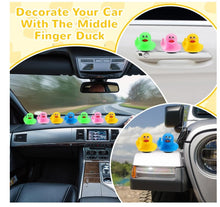 Finger Up Rubber Duck With Mount