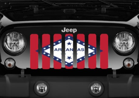 Arkansas State Flag Grille Insert