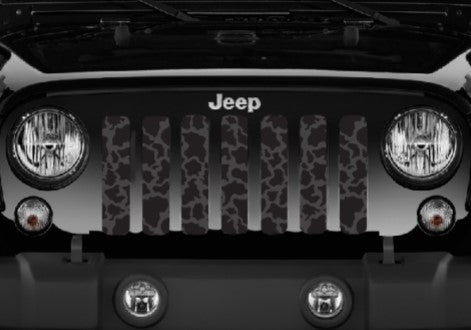 Blacked Out Cow Hide Grille Insert