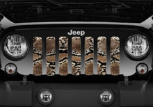 Brown Snake Skin Grille Insert