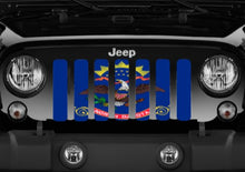 North Dakota State Flag Grille Insert