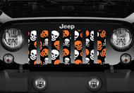 Platinum Skulls (Orange) Grille Insert