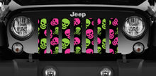 Skulls (Pink and Green) Grille Insert