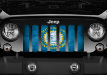 South Dakota Grunge State Flag Grille Insert