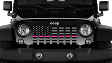 Tactical Fight Like a Girl Pink Line Grille Insert