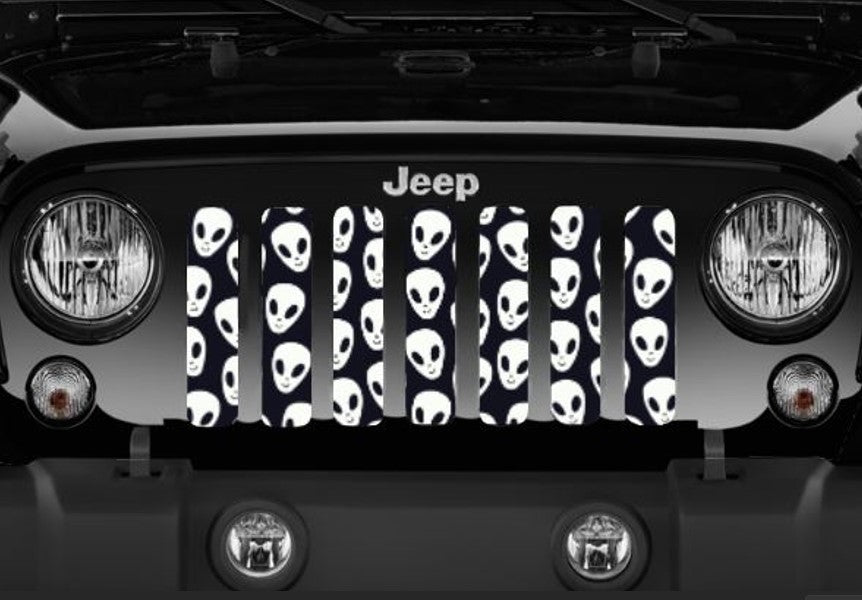 White Aliens Grille Insert