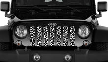 White Leopard Print Grille Insert