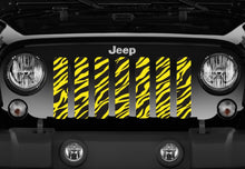 Platinum Yellow Zebra Print Grille Insert