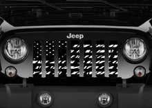 Zebra Print American Flag Grille Insert