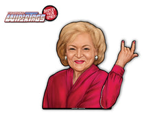 Betty White Rocks WiperTag