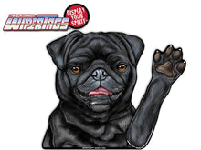 Black Pug "Coal" Waving WiperTags
