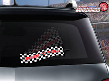 Born To Race Checkered Flag WiperTag