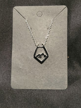Small Mountain Silver Chain Necklace