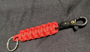 Paracord Key Chain- Solid Red