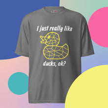 I Really Like Ducks Unisex Crew Neck T-Shirt