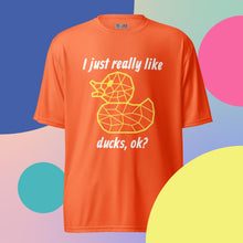 I Really Like Ducks Unisex Crew Neck T-Shirt