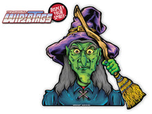 Creepy Witch with Broom WiperTags