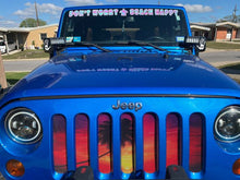 Sunset Beach Jeep Grille Insert