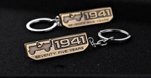1941 Jeep Anniversary Key Chain - Gold