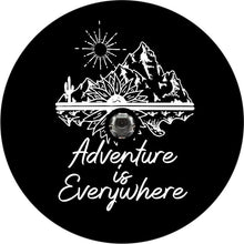 Adventure Is Everywhere Black Spare Tire Cover