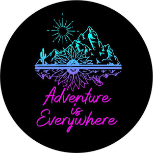 Adventure Is Everywhere Ombre Spare Tire Cover