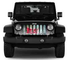 ARGH!!!! Red Pirate Flag Jeep Grille Insert