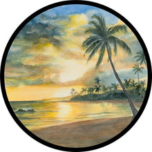 Artsy Sunset Spare Tire Cover