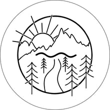 A Walk In The Woods White Spare Tire Cover