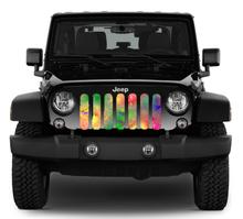 Abstract of Colors Grille Insert