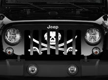 Platinum Ahoy Matey Pirate Flag Jeep Grille Insert