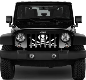 Platinum Ahoy Matey Pirate Flag Jeep Grille Insert