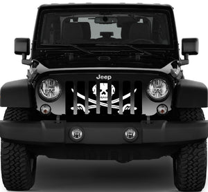 Ahoy Matey Pirate Flag Jeep Grille Insert