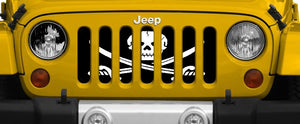 Ahoy Matey Pirate Flag Jeep Grille Insert