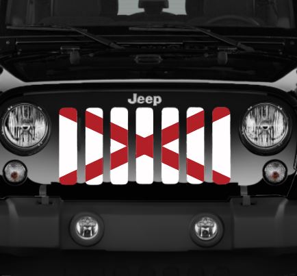 Alabama State Flag Grille Insert