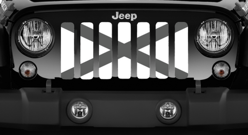 Alabama Tactical State Flag Jeep Grille Insert