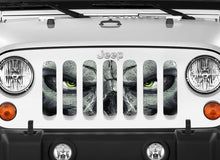 Always Watching (LIME Green Eyes) Jeep Grille Insert