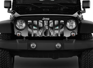 Always Watching (TEAL BLUE Eyes) Jeep Grille Insert