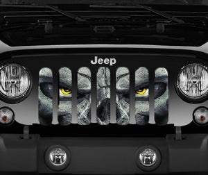 Always Watching (YELLOW Eyes) Jeep Grille Insert