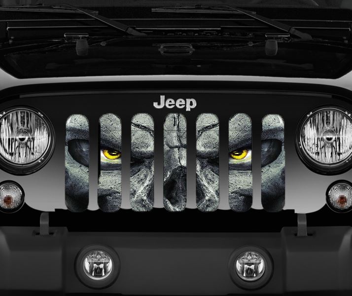 Always Watching (YELLOW Eyes) Jeep Grille Insert