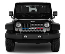 American Tactical - Back the Blue, Red and White - Jeep Grille Insert